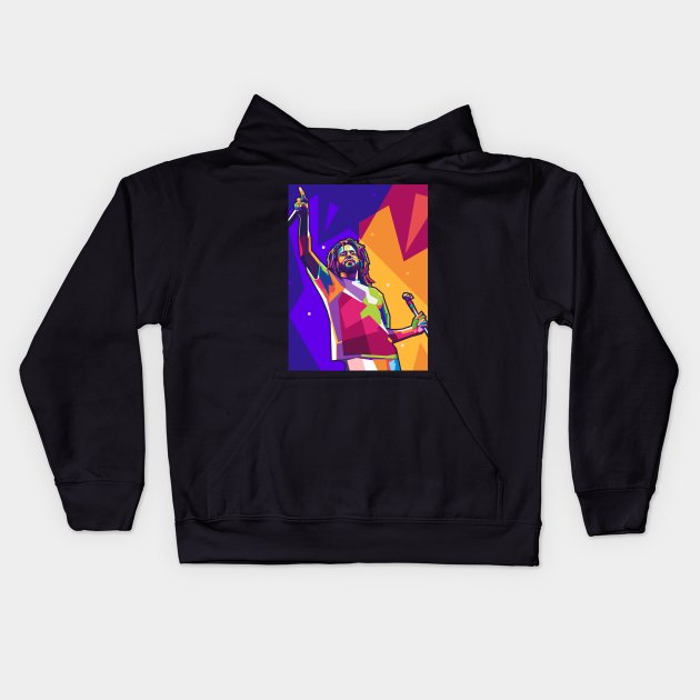 Popart J. Cole Kids Hoodie by Alanside